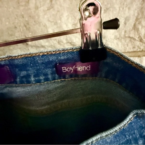 Gloria Vanderbilt Women’s Boyfriend Straight Blue Jeans Size 6 - Picture 4 of 5